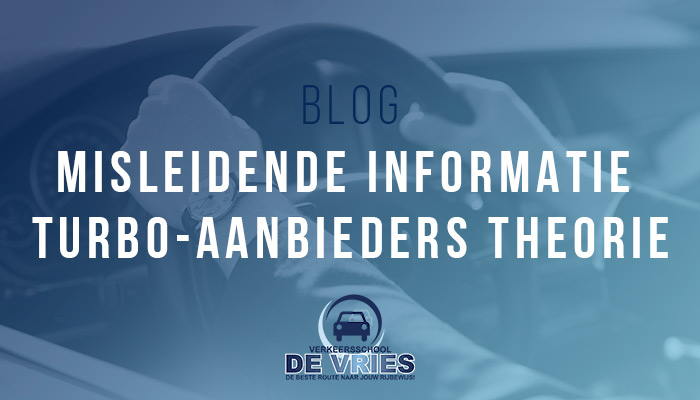 Misleidende informatie turbo-aanbieders theorie