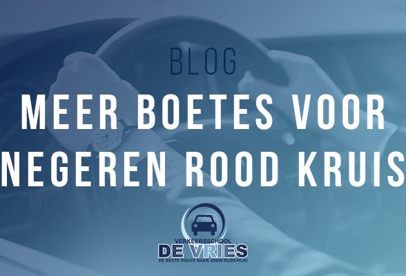 Meer boetes voor negeren rood kruis uitgeschreven in 2020