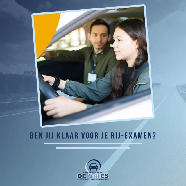 𝑩𝒆𝒏 𝒋𝒊𝒋 𝒌𝒍𝒂𝒂𝒓 𝒗𝒐𝒐𝒓 𝒋𝒆 𝒓𝒊𝒋-𝒆𝒙𝒂𝒎𝒆𝒏?

Waarop let de examinator? Tijdens het rijexamen beoordeelt de examinator of je veilig en zelfstandig rijdt. En of je voldoende rekening houdt met andere weggebruikers. De examinator kijkt onder meer naar:

👉 beheersing van de auto
👉 kijkgedrag
👉 voorrang geven
👉 afstand houden
👉 snelheid
👉 besluitvaardig rijden
👉 belangen andere weggebruikers

Bron: CBR

#rijles #rijbewijs #rijopleiding #rijopleidingen #rijlessen #autorijles #autorijschool #rijschool #verkeersschool #auto #autos #rismethode #denhaag #zoetermeer #rijswijk #leidschendam #voorburg #delft #scheveningen #autisme #adhd