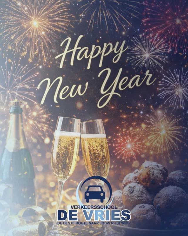 🍾Namens Verkeersschool De Vries wensen wij iedereen een fijne jaarwisseling en een gelukkig nieuwjaar! 🍾

#rijles #rijbewijs #rijopleiding #rijopleidingen #rijlessen #autorijles #autorijschool #rijschool #verkeersschool #auto #autos #rismethode #denhaag #zoetermeer #rijswijk #leidschendam #voorburg #delft #scheveningen #autisme #adhd