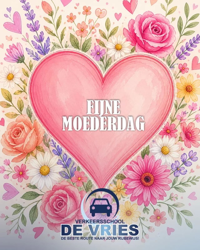 Vandaag draait alles om moeders ❤️ Het team van Verkeersschool De Vries wenst iedereen een fijne Moederdag! 💐💞

#rijles #rijbewijs #rijopleiding #rijopleidingen #rijlessen #autorijles #autorijschool #rijschool #verkeersschool #auto #autos #rismethode #denhaag #zoetermeer #rijswijk #leidschendam #voorburg #delft #scheveningen #autisme #adhd