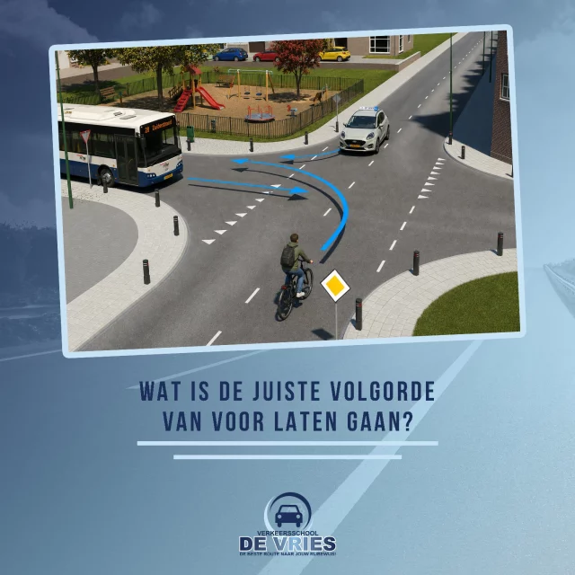 Even een kleine quiz! We zijn benieuwd of jullie de oplossing weten.

Wat is hier de juiste volgorde van voor laten gaan?

#rijles #rijbewijs #rijopleiding #rijopleidingen #rijlessen #autorijles #autorijschool #rijschool #verkeersschool #auto #autos #rismethode #denhaag #zoetermeer #rijswijk #leidschendam #voorburg #delft #scheveningen #autisme #adhd