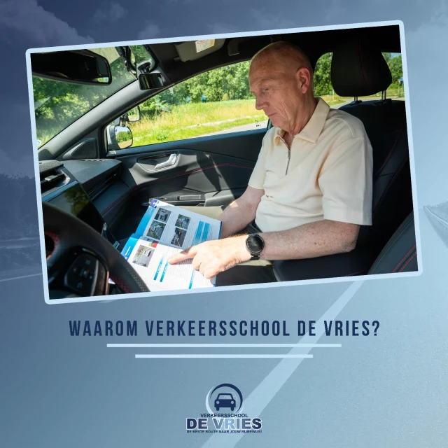 𝑾𝒂𝒂𝒓𝒐𝒎 𝑽𝒆𝒓𝒌𝒆𝒆𝒓𝒔𝒔𝒄𝒉𝒐𝒐𝒍 𝑫𝒆 𝑽𝒓𝒊𝒆𝒔?

Bij Verkeersschool De Vries zijn we oprecht geïnteresseerd in jou! We stemmen onze benadering en aanpak af op jouw wensen en jouw persoonlijkheid. Voor ons is iedereen uniek. Eigenaar en instructeur Ron is geduldig, empathisch en super enthousiast! Daarnaast concentreert hij zich voor 100% op het geven van rijles en is hij, tijdens de lessen, niet bezig met allerlei randzaken. Zijn doel is niet alleen om jou te laten slagen voor je rijbewijs, maar ook om je zelfstandig, veilig en zonder angst aan het verkeer te laten deelnemen.

Wij zijn er trots op dat we enorm veel klanten krijgen via mond tot mondreclame. Dit beschouwen wij als een groot compliment. Uiteraard is iedere klant welkom!

De eigenaar van Verkeersschool De Vries, Ron, heeft zowel privé als zakelijk te maken gehad met mensen die Autisme of AD(H)D hebben. Dat is ook de reden dat wij ons hebben gespecialiseerd in het begeleiden van mensen met Autisme en AD(H)D. Wij spelen hierop in door de lessen rustig op te bouwen volgens een vaste structuur.

Meer informatie? www.verkeersschooldevries.nl

#rijles #rijbewijs #rijopleiding #rijopleidingen #rijlessen #autorijles #autorijschool #rijschool #verkeersschool #auto #autos #rismethode #denhaag #zoetermeer #rijswijk #leidschendam #voorburg #delft #scheveningen #autisme #adhd